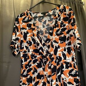 Banana Republic L faux wrap